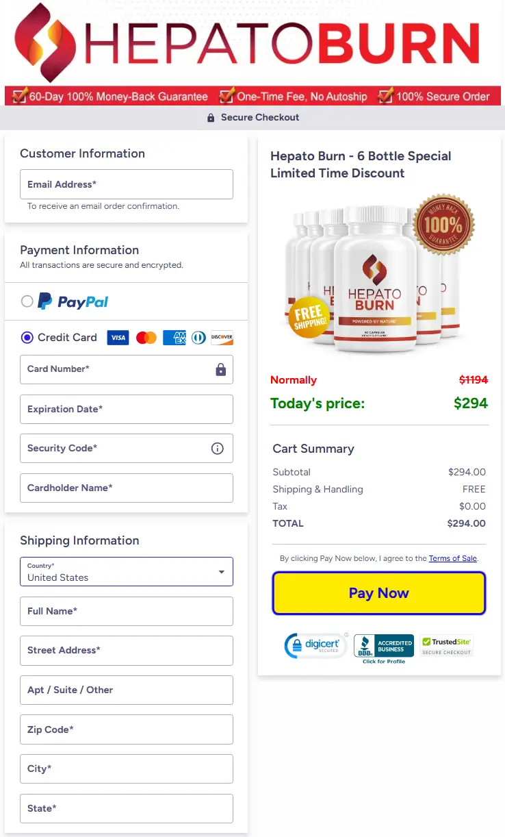 HepatoBurn  Secure-Checkout